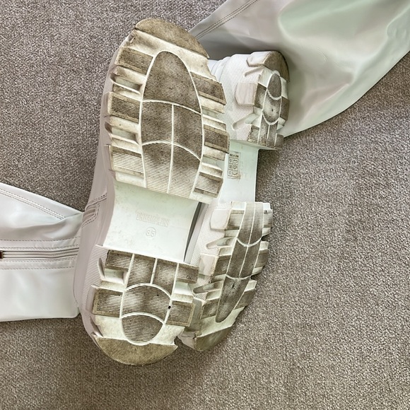 Dream Pairs Women's Ladies Over The Knee Platform PU Thigh High Boots sz 8.5 - Picture 6 of 9